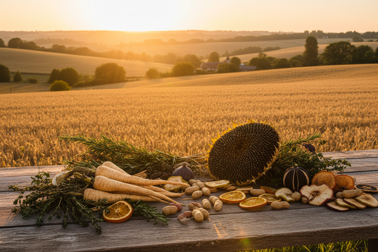Golden farm field